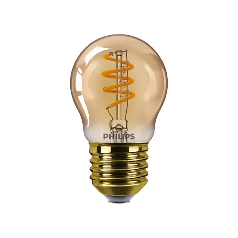 Philips LED Kronepære 2,6W(15W) 818 136lm Dim Gold E27