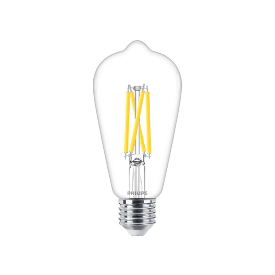 Philips LED ST64 5,9W(60W) 922-927 806lm WarmGlow Klar E27