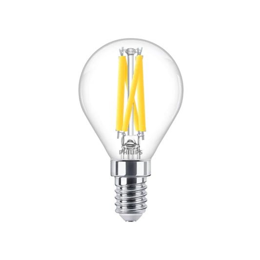 Philips LED Kronepære 3,4W(40W) 922-927 470lm Dim Klar E14
