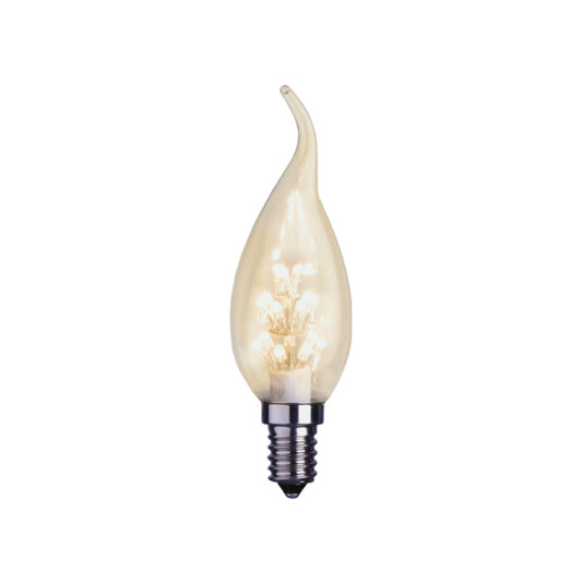 Decoline LED Kertepære 0,9W 821 55lm Klar Vind E14