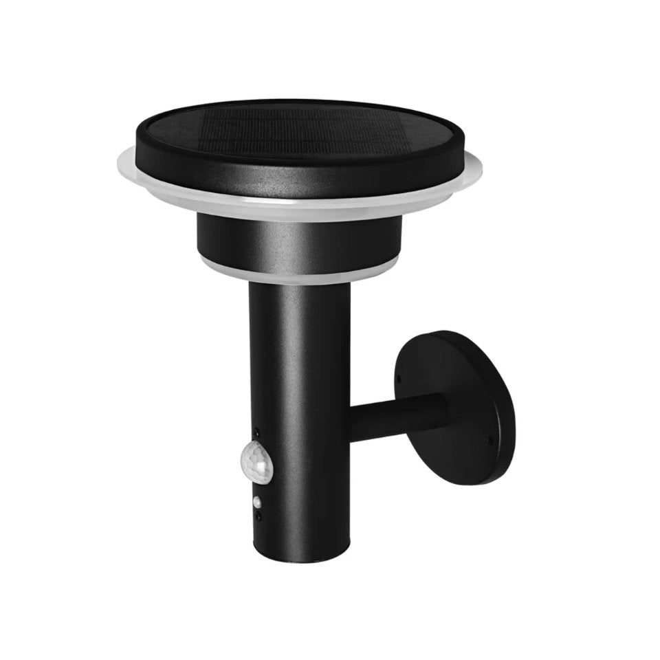 Ledvance LED Væglampe Endura 6W 840 400lm Sensor Solcelle IP44 Sort
