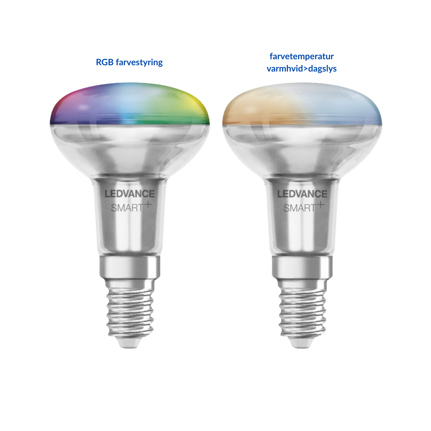 Ledvance Smart+ LED Reflektorpære R50 3,3W(40W) 827-865 210lm 45° Dim WiFi E14