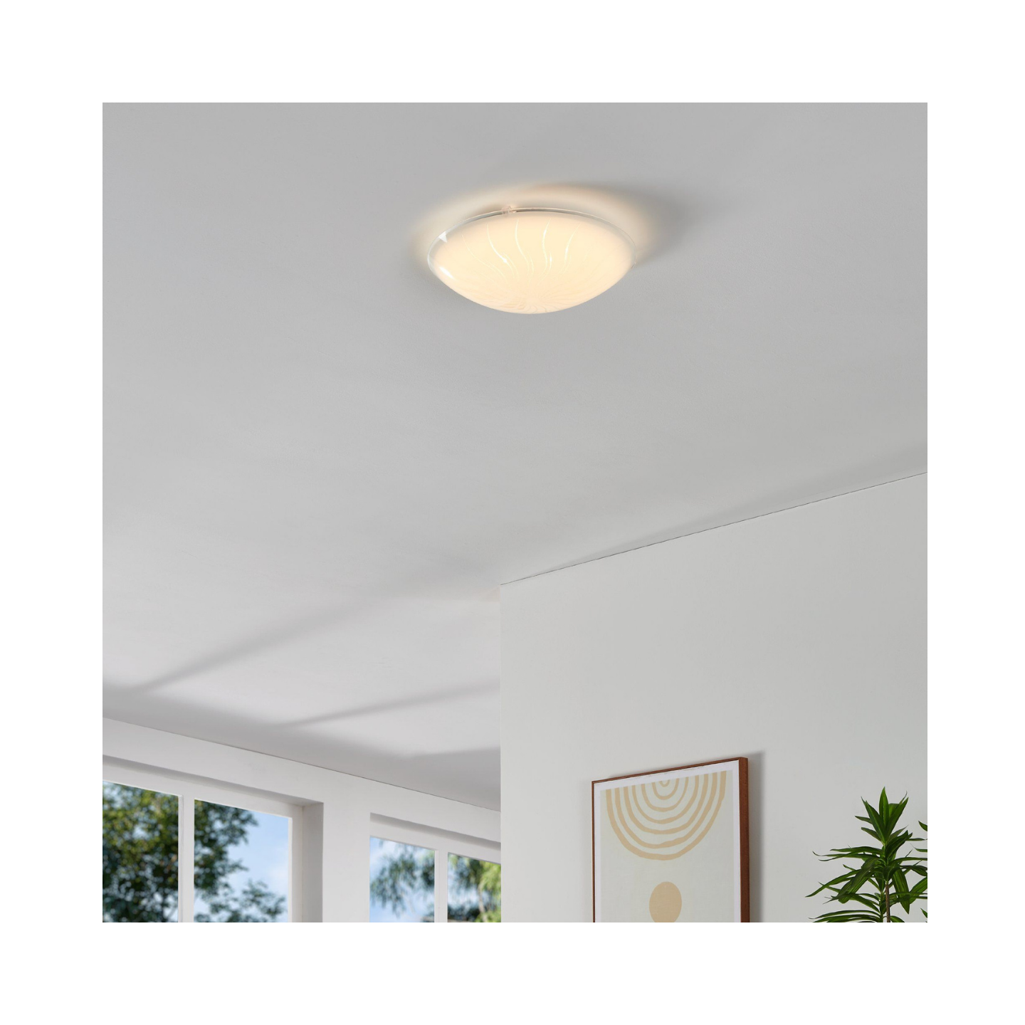 EGLO LED Loftlampe 3x3,6W 830 960lm Ø25cm Hvid
