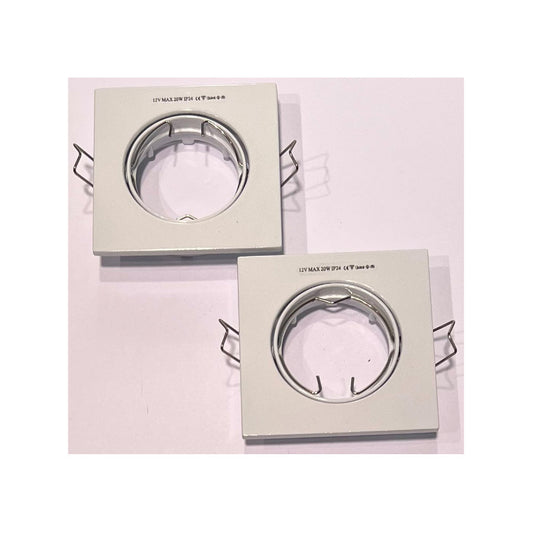 Daxtor Downlight MR16 GU5.3 Ø50mm 12V Hvid 2-Pak