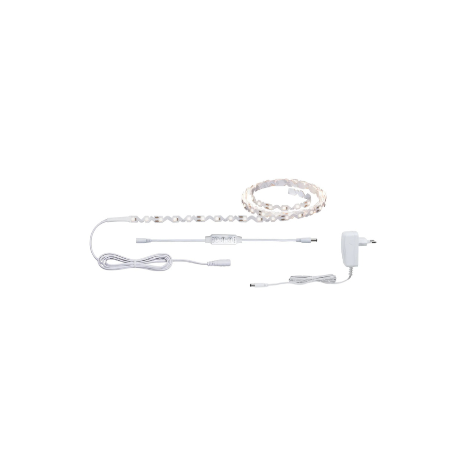 Paulmann LED Bånd FlexLED 3D Lysbånd Varmhvid Basissæt 5W 830 480lm Dim 1,5m Hvid
