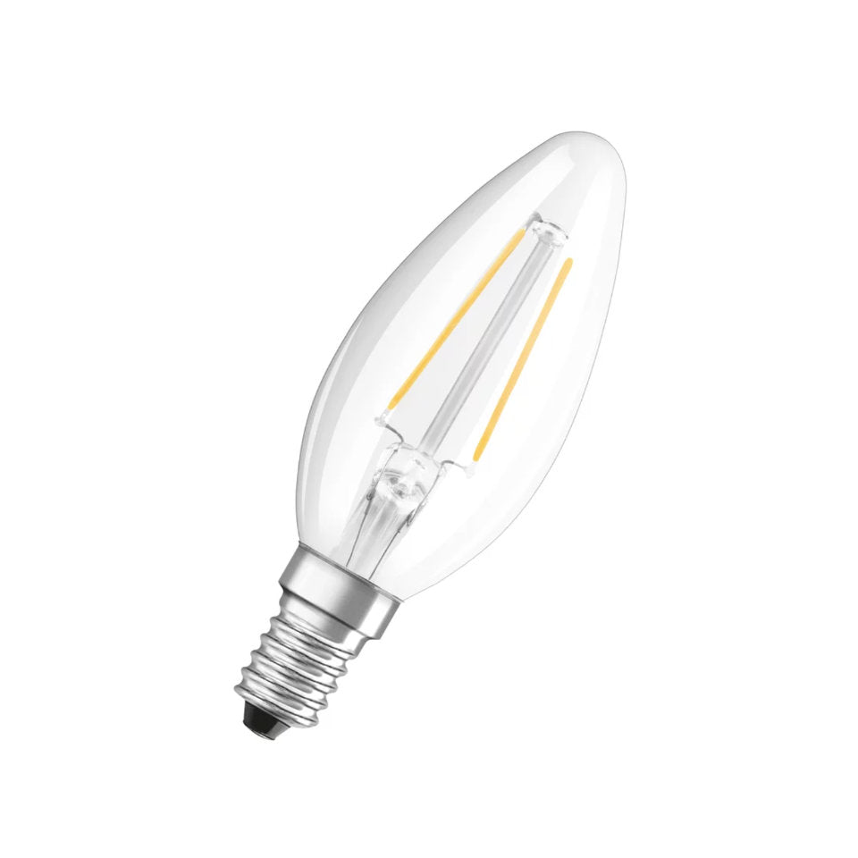 Osram LED Kertepære 1,4W(15W) 827 136lm Klar E14
