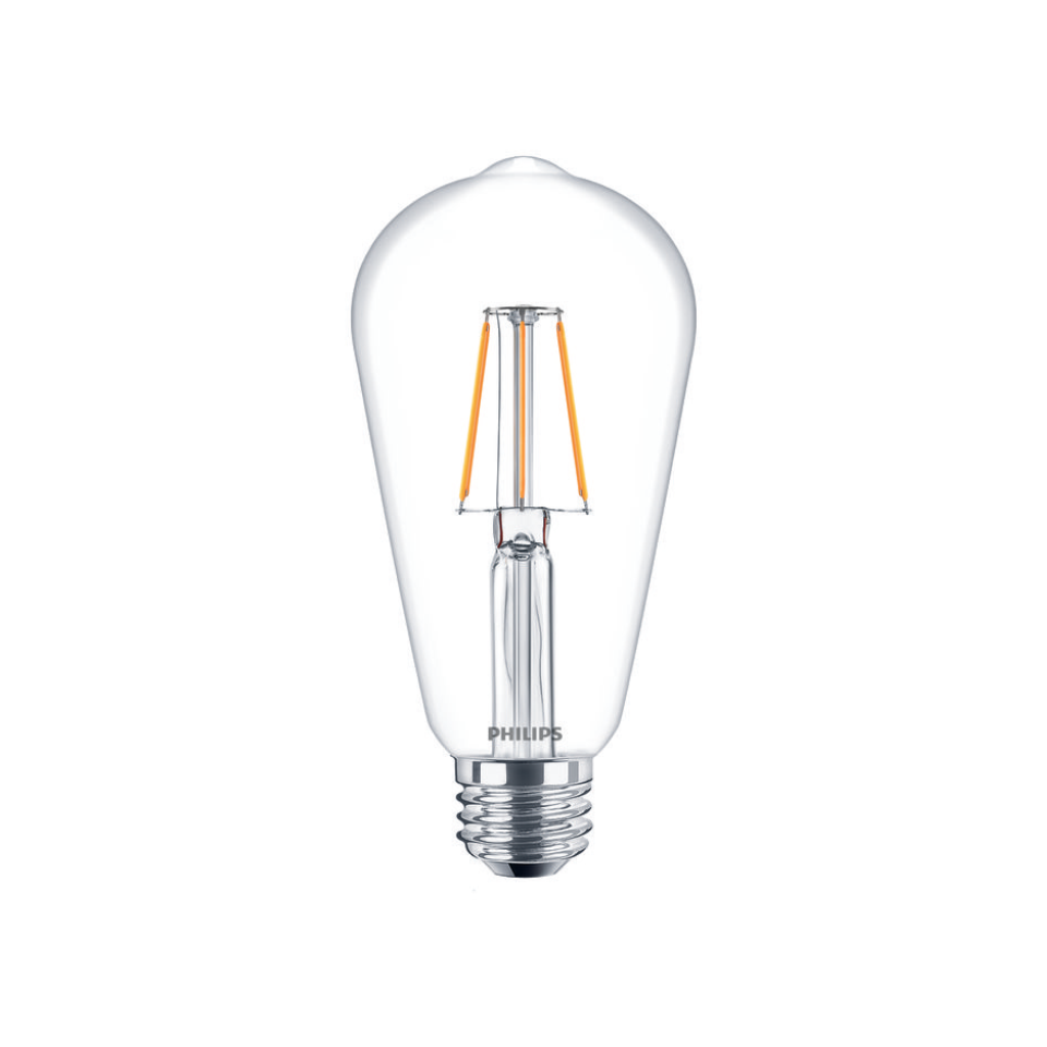 Philips LED ST64 4W(40W) 827 470lm Klar E27