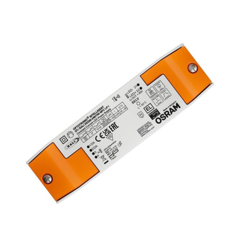Osram LED Driver 0-25W 10-54VDC 180-700mA Dim DALI NFC