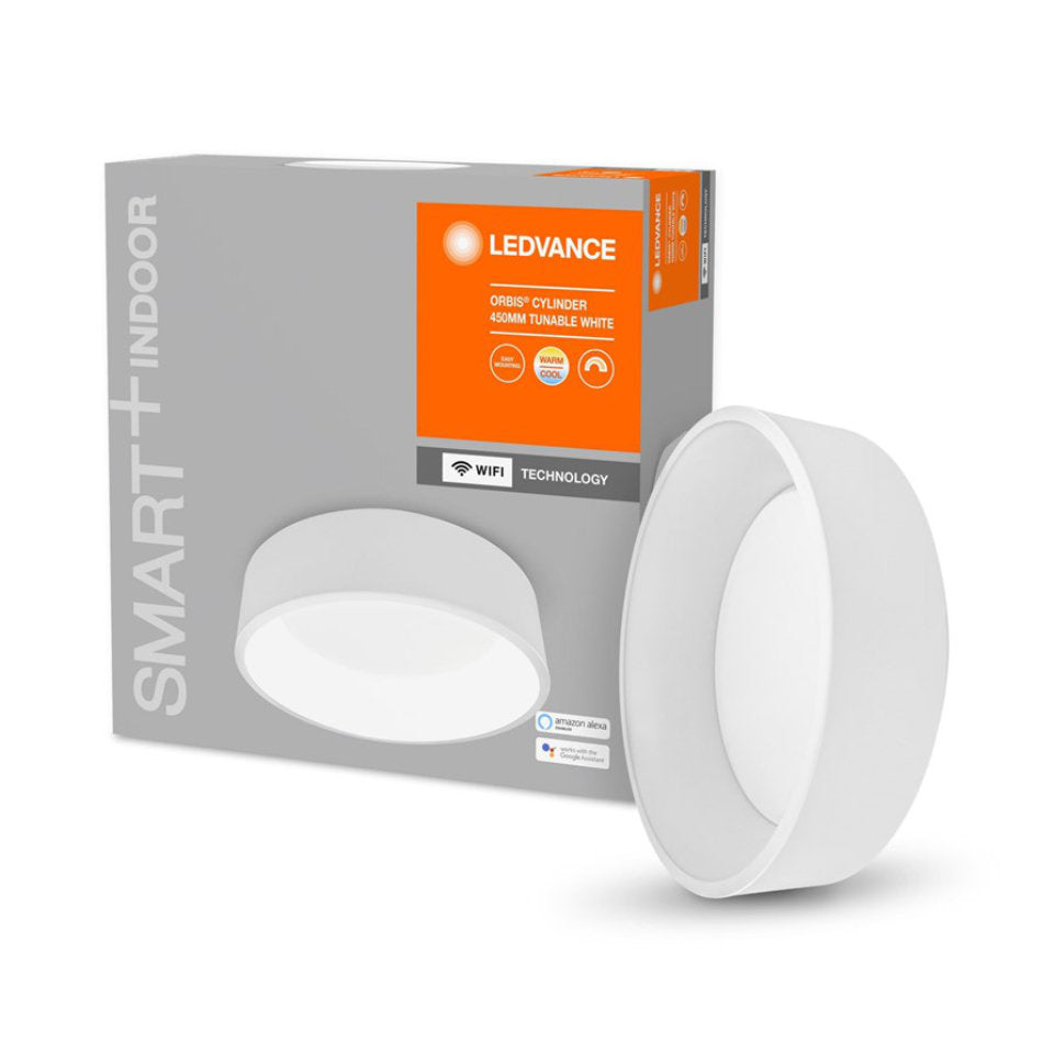 Ledvance Smart+ LED Loftlampe Orbis Cylinder 26W TW WiFi 45cm.