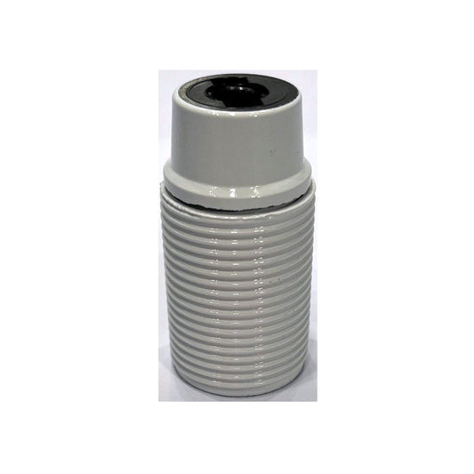 Fatning E14 Krone Hvid M10