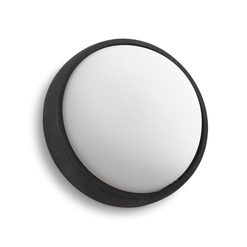 Philips LED Væglampe MyGarden 3W 827 270lm 17cm. Sort IP44