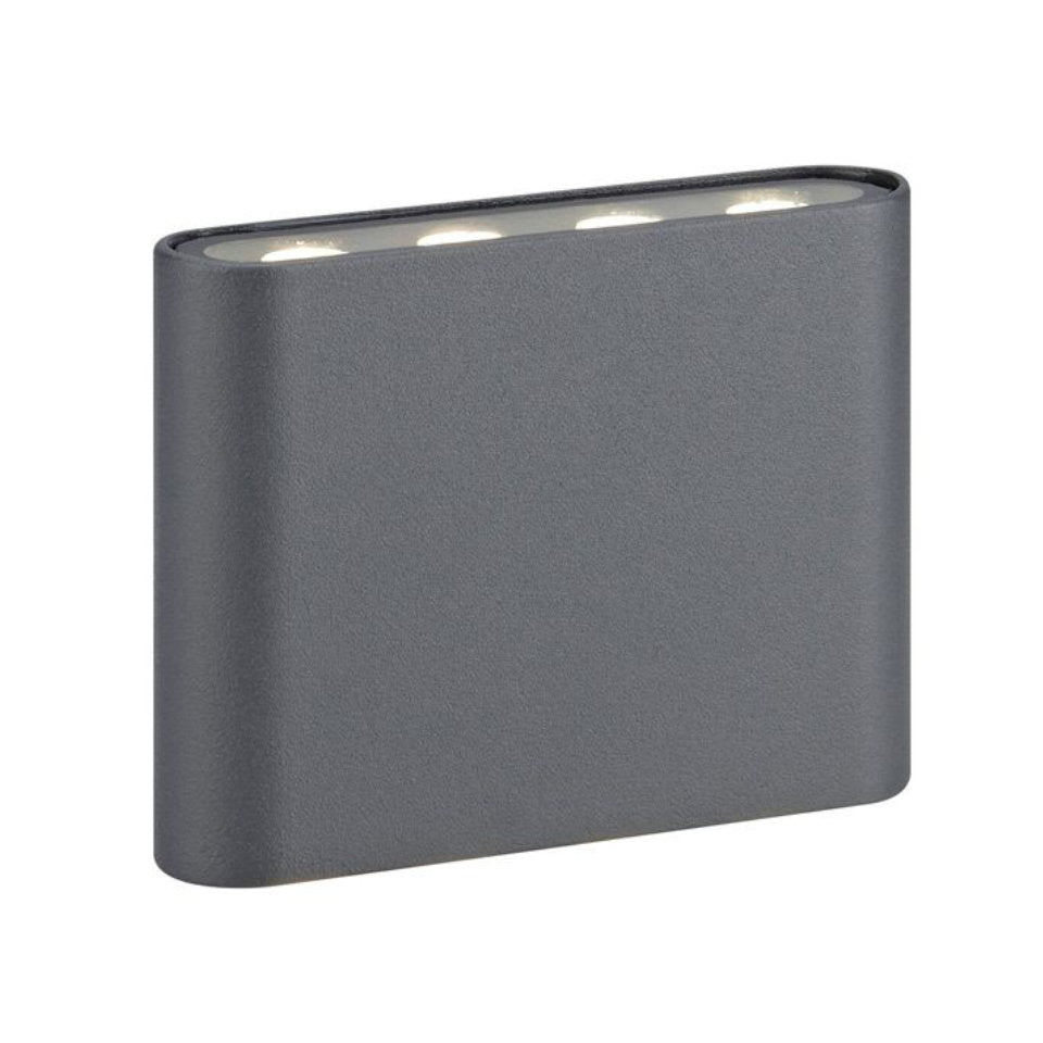 Markslöjd LED Væglampe Arion 7W 830 720lm Antracit 11,5cm