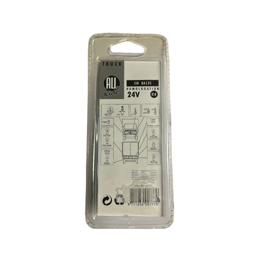 All Ride Autopære 5W 24V BA15s 2-Pak