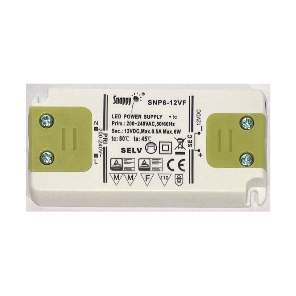 Snappy LED Driver 0-6W 12VDC
