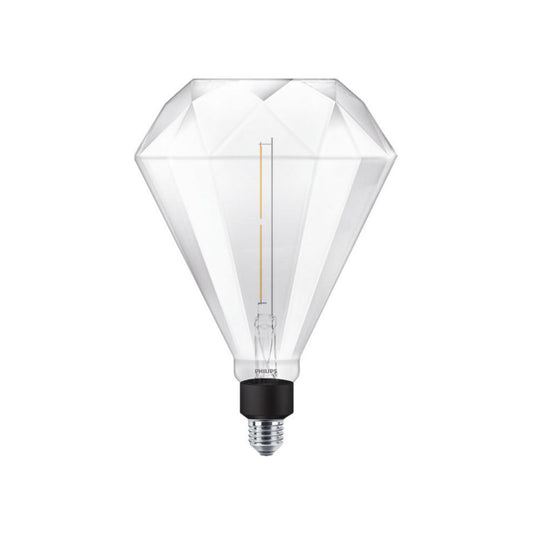Philips LED Globepære Diamant 4W(35W) 830 400lm Dim Klar E27