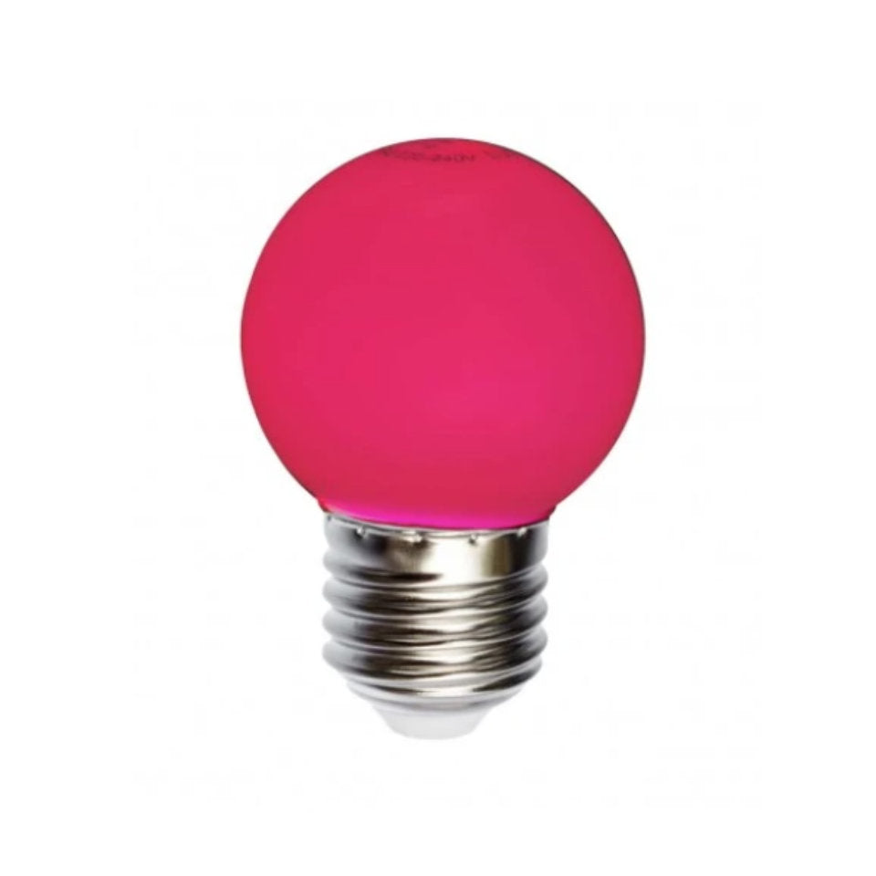 Spectrum LED Kronepære 1W Mat Rød E27