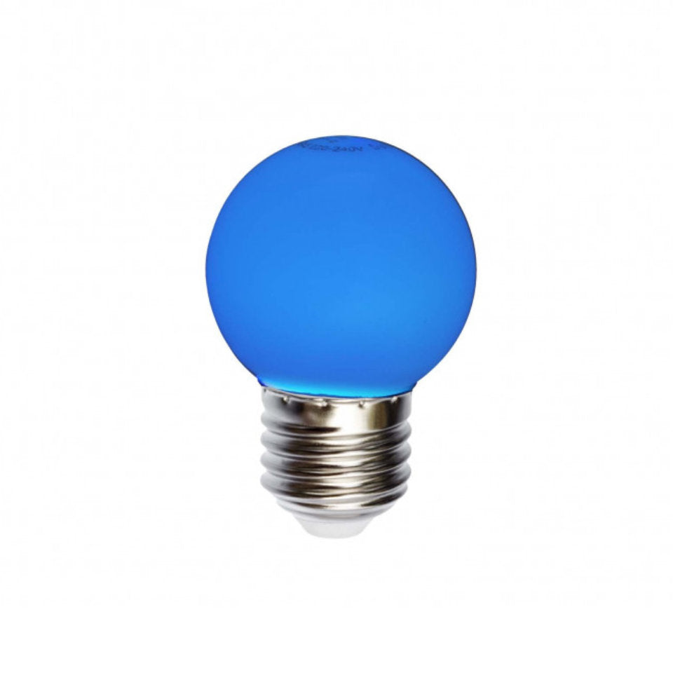 Spectrum LED Kronepære 1W Mat Blå E27