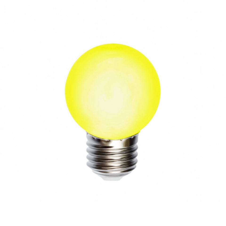 Spectrum LED Kronepære 1W Mat Gul E27