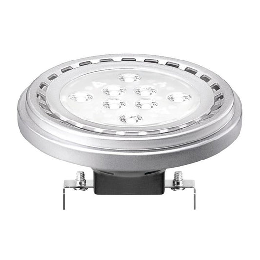 Philips LED AR111 15W(75W) 827 760lm 40° 12V Dim Sort/Sølv G53