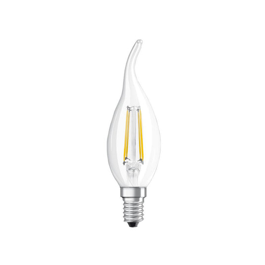 Ledvance LED Kertepære 3,4W(40W) 927 470lm Klar Vindstød E14