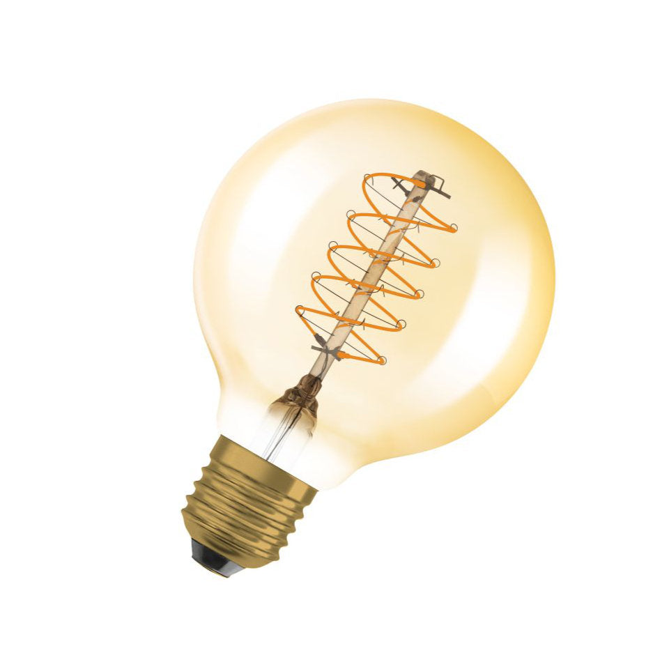 Osram LED Globepære 7W(48W) 822 600lm Ø80 Dim Gold E27