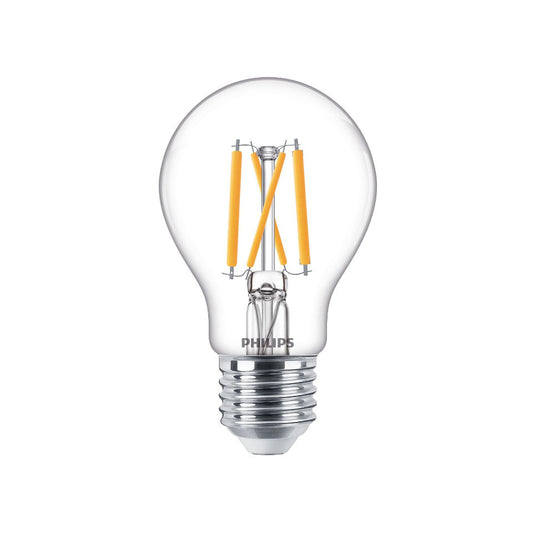Philips LED Standardpære 5W(40W) 922-927 470lm WarmGlow Klar E27