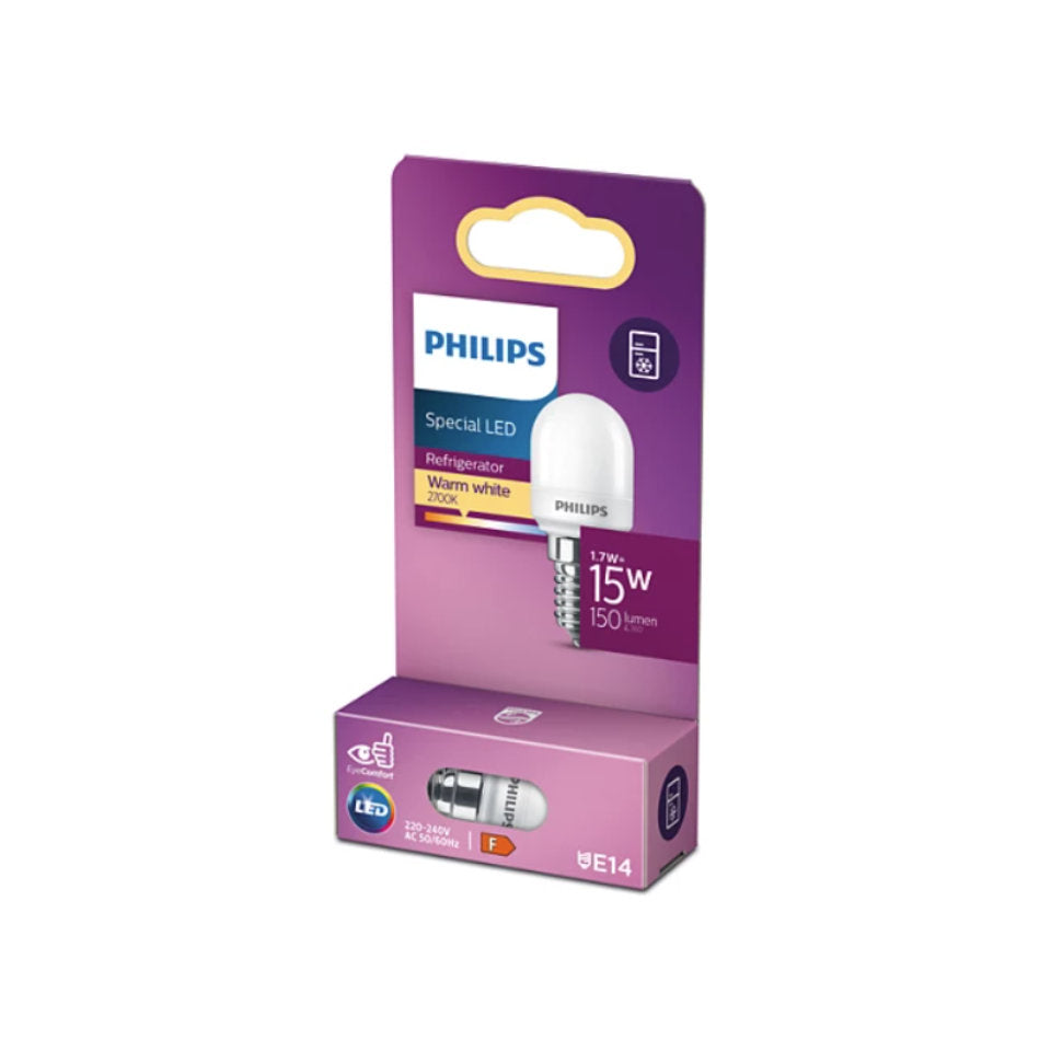 Philips LED Parfumepære 1,7W(15W) 827 150lm Mat E14