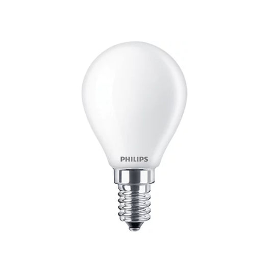 Philips LED Kronepære 4,3W(40W) 827 470lm Mat E14 2-Pak