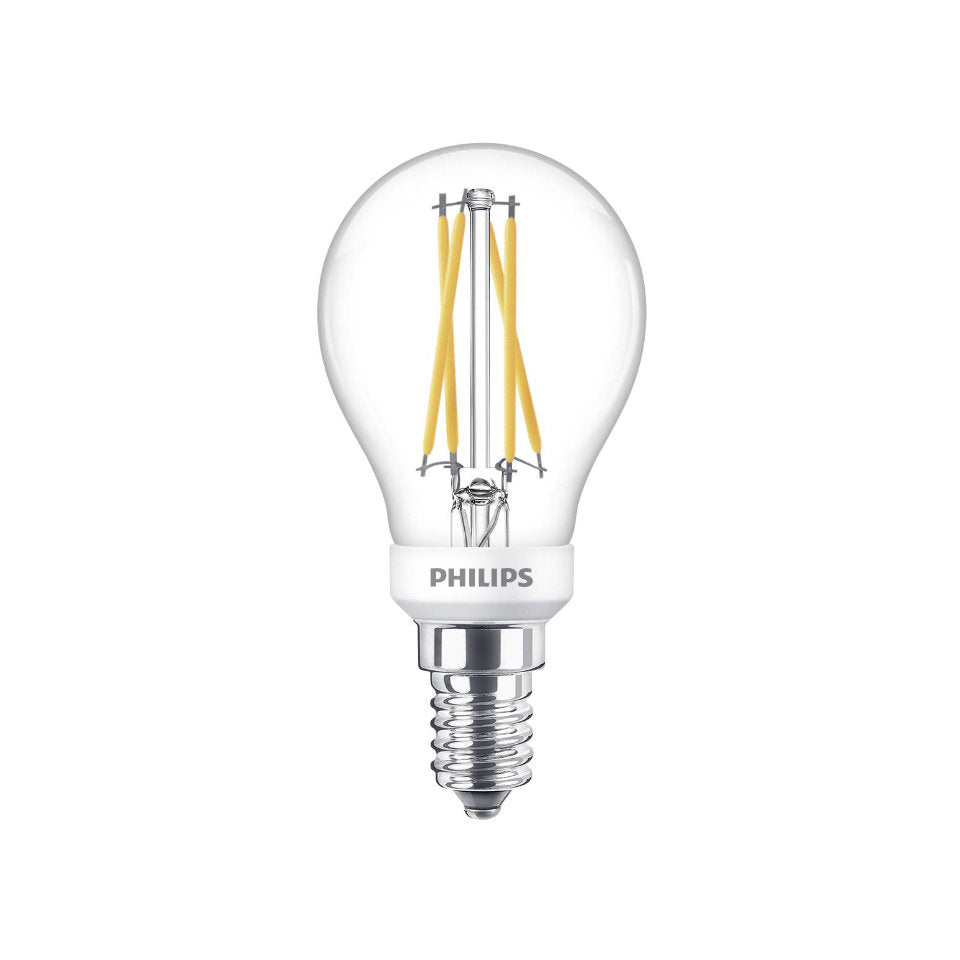 Philips LED Kronepære 4,5W(40W) 922-927 470lm Dim Klar E14