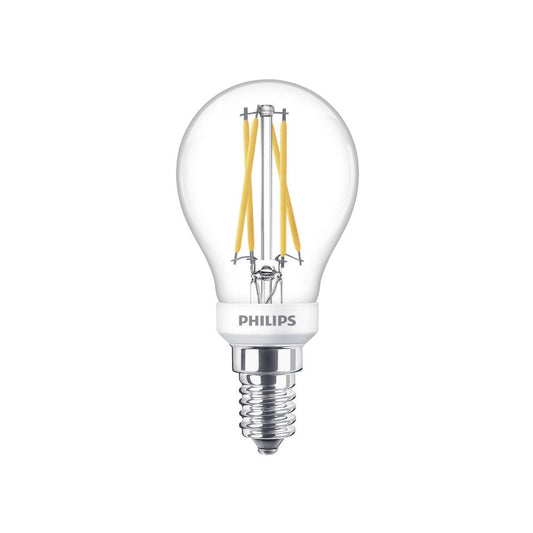 Philips LED Kronepære 4,5W(40W) 922-927 470lm Dim Klar E14