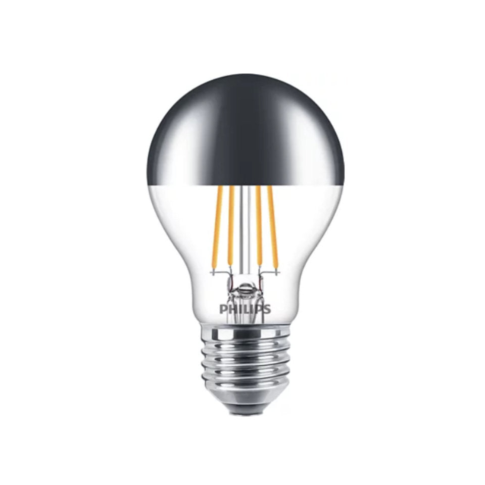 Philips LED Standardpære 7,2W(50W) 827 650lm Dim Topforspejlet E27