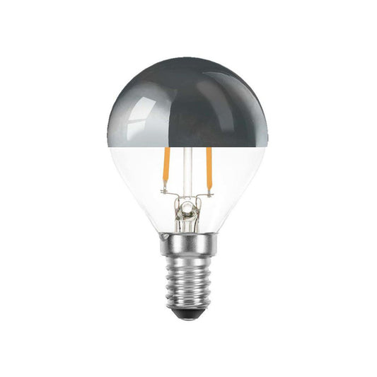 LEDMaxx LED Kronepære 2W(20W) 822 150lm Topforspejlet Klar E14