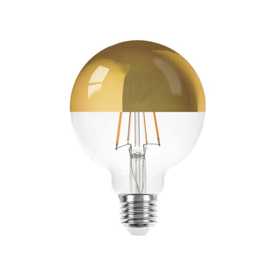 LEDMaxx LED Globepære 4W(40W) 822 400lm Topforspejlet Klar Ø95 E27