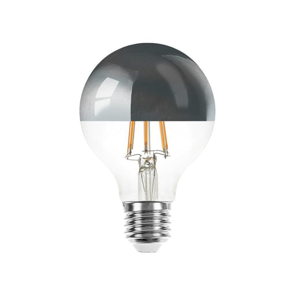LEDMaxx LED Globepære 4W(40W) 822 400lm Topforspejlet Klar Ø80 E27