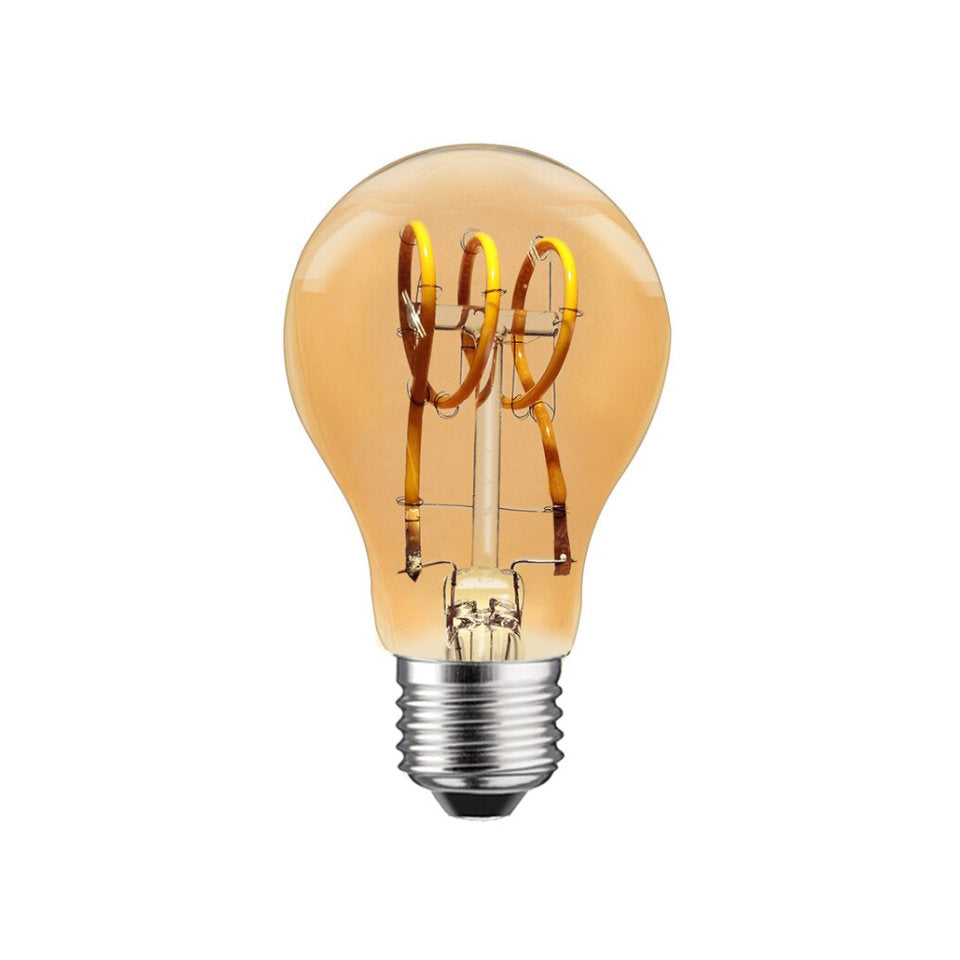 LEDMaxx LED Standardpære 3W(14W) 822 100lm Dim Gold Kultråd E27