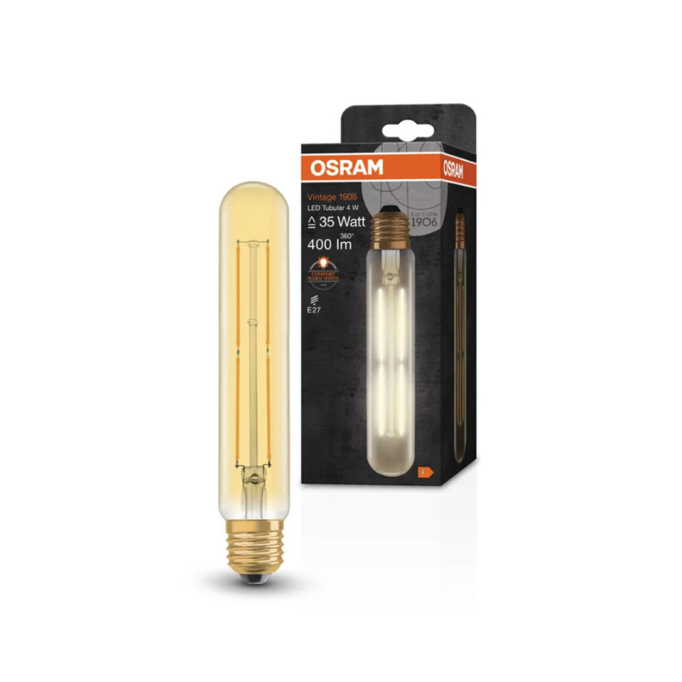 Osram LED Rørpære 4W(35W) 820 400lm. Gold E27