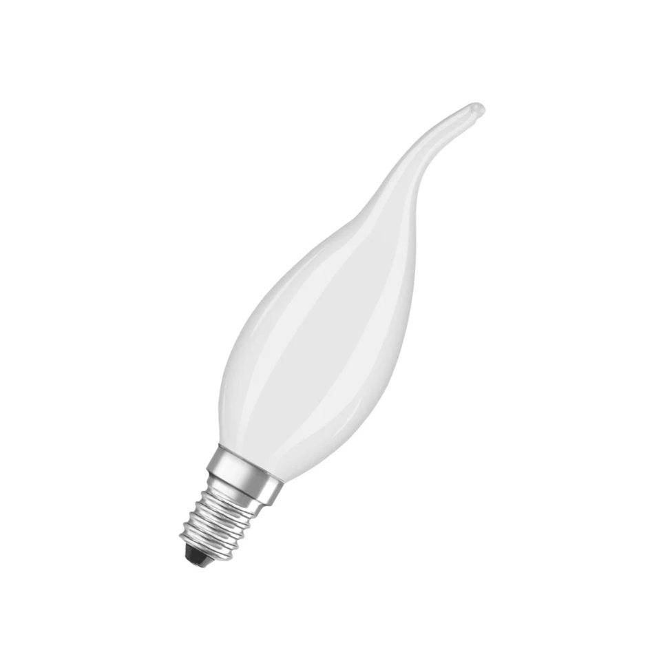 Osram LED Kertepære 5W(40W) 827 470lm Dim Mat Vind E14