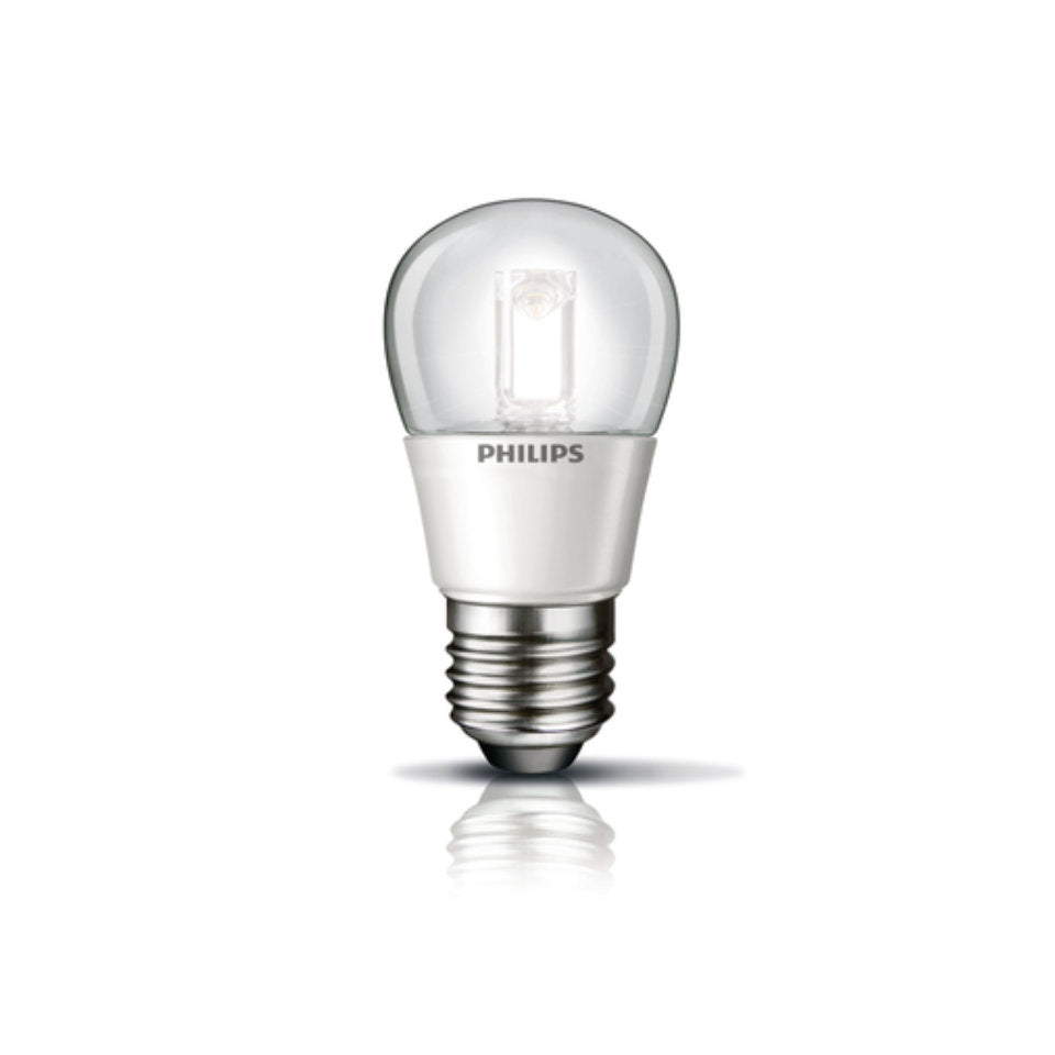 Philips LED Kronepære 2W(6W) 827 40lm Klar E27
