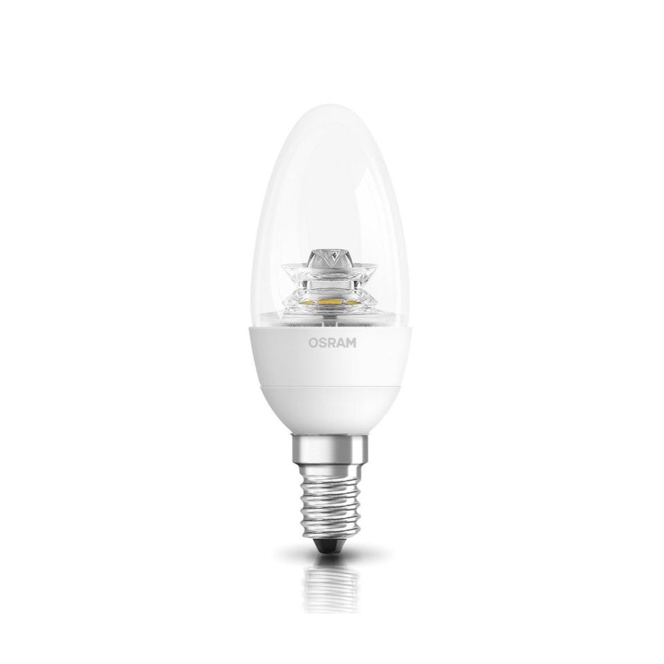 Osram LED Kertepære 6W(40W) 827 470lm Klar E14