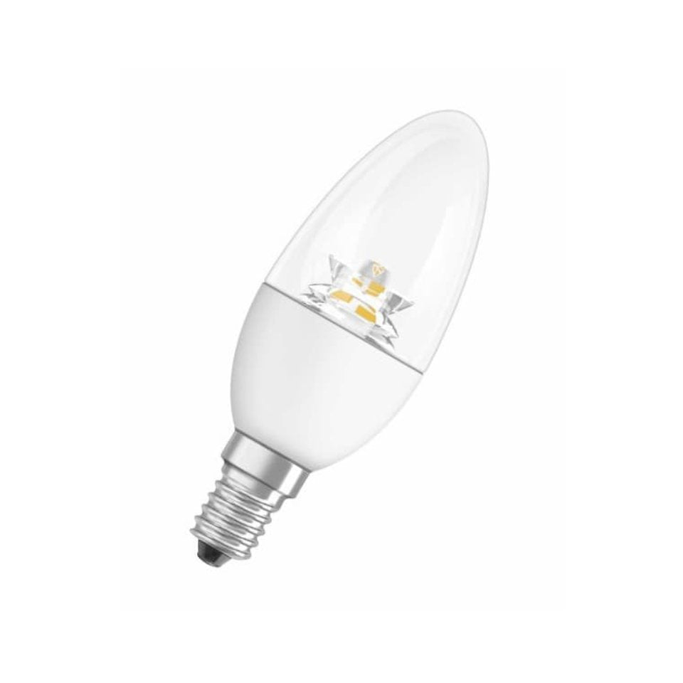 Osram LED Kertepære 4W(25W) 827 250lm Klar E14