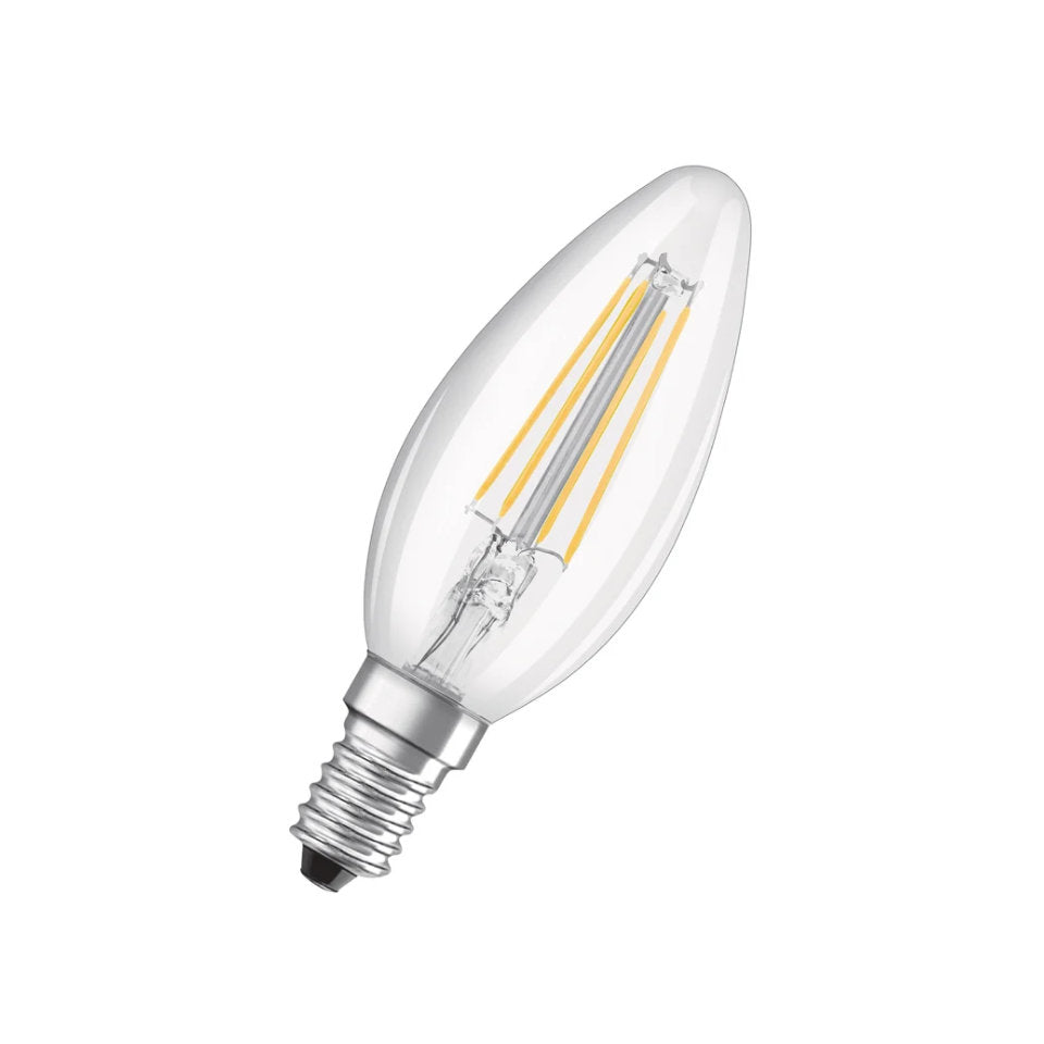 Osram LED Kertepære 3,8W(37W) 827 430lm Klar E14