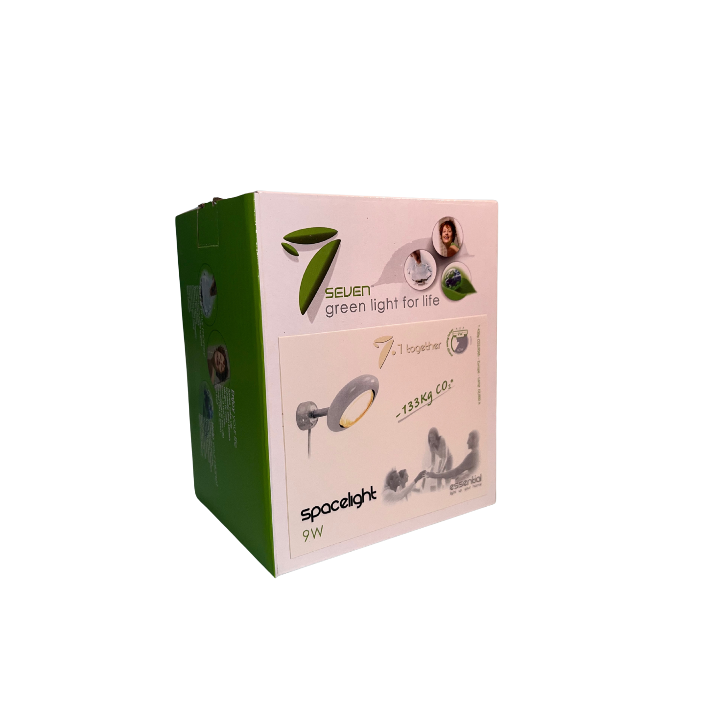 SevenLighting Væglampe 9W GX53 Hvid/Grå