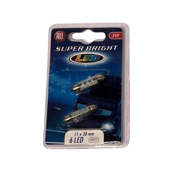 All Ride LED Pinolpære 24V 6 LED