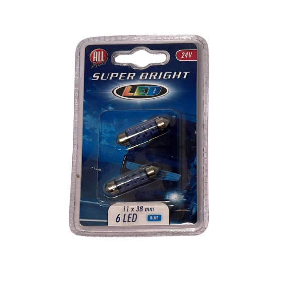 All Ride LED Autopære Pinolpære 24V 6 LED