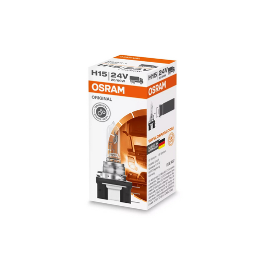Osram Autopære H15 20/60W 24V 300/1500lm PGJ23t-1