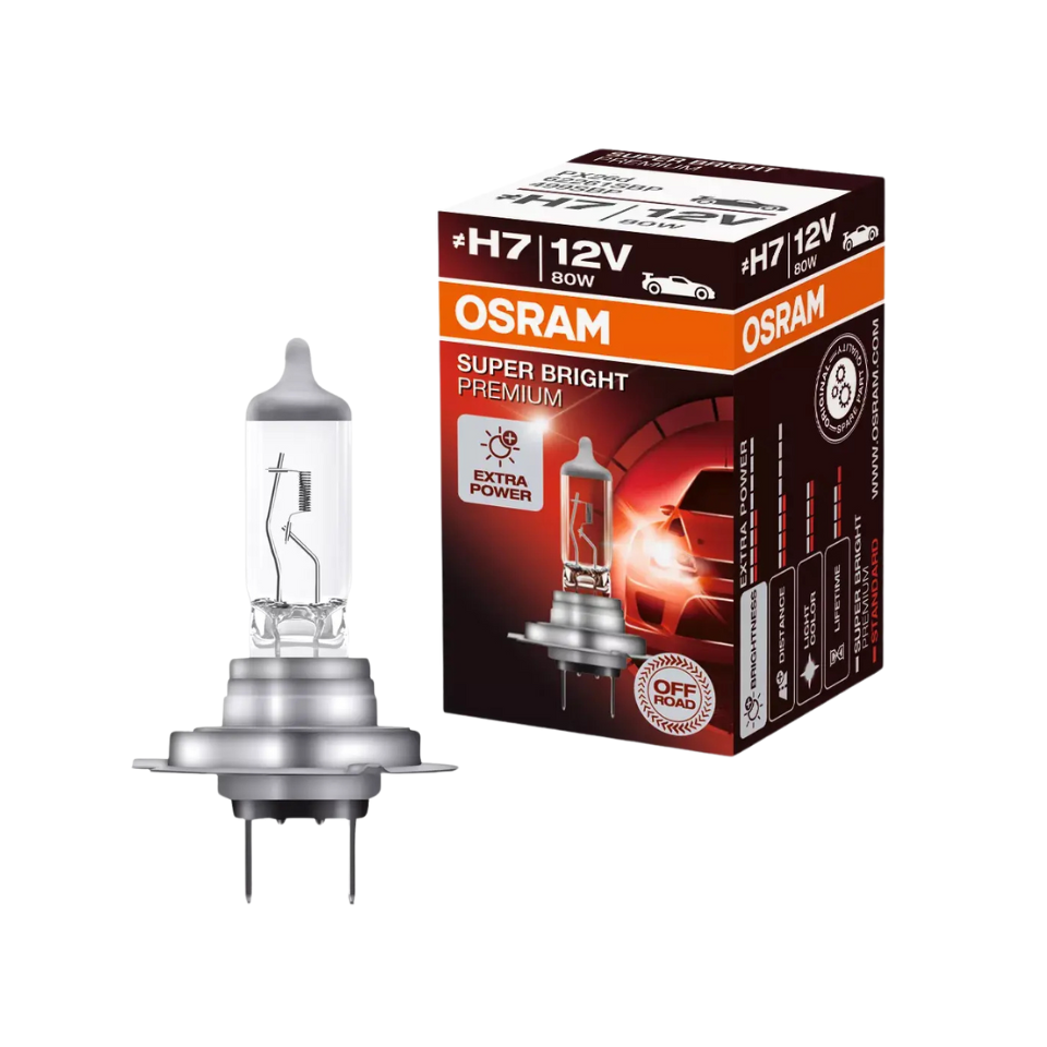 Osram Autopære H7 80W 12V 1950lm PX26d