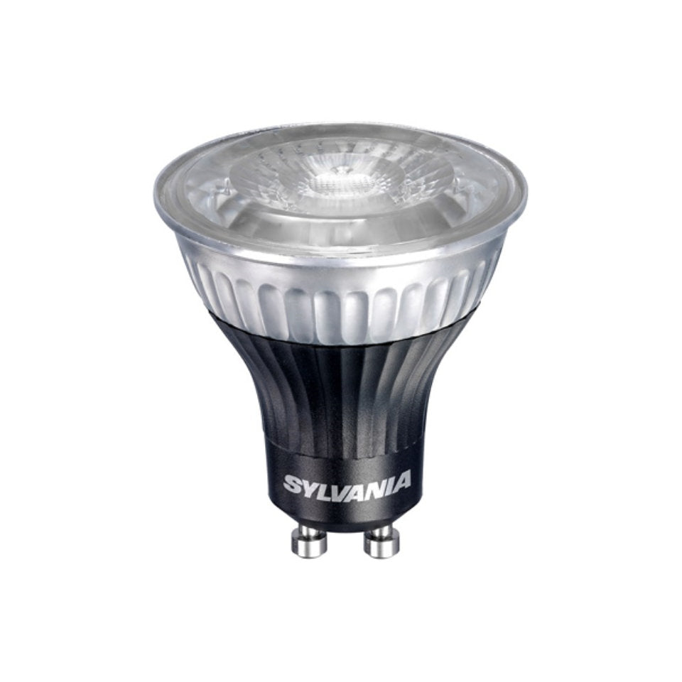 Sylvania LED GU10 5W(64W) 840 450lm 25° Sort/Sølv