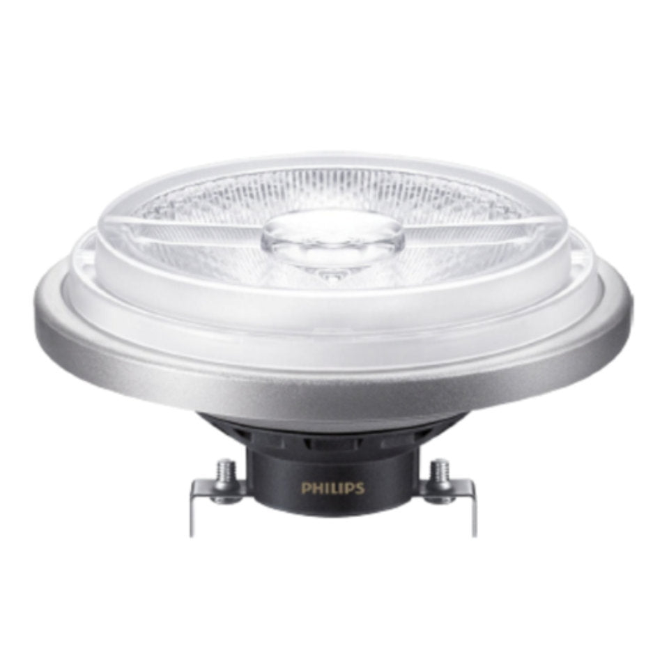 Philips LED AR111 11W(50W) 930 620lm 24° Dim Sort/Sølv