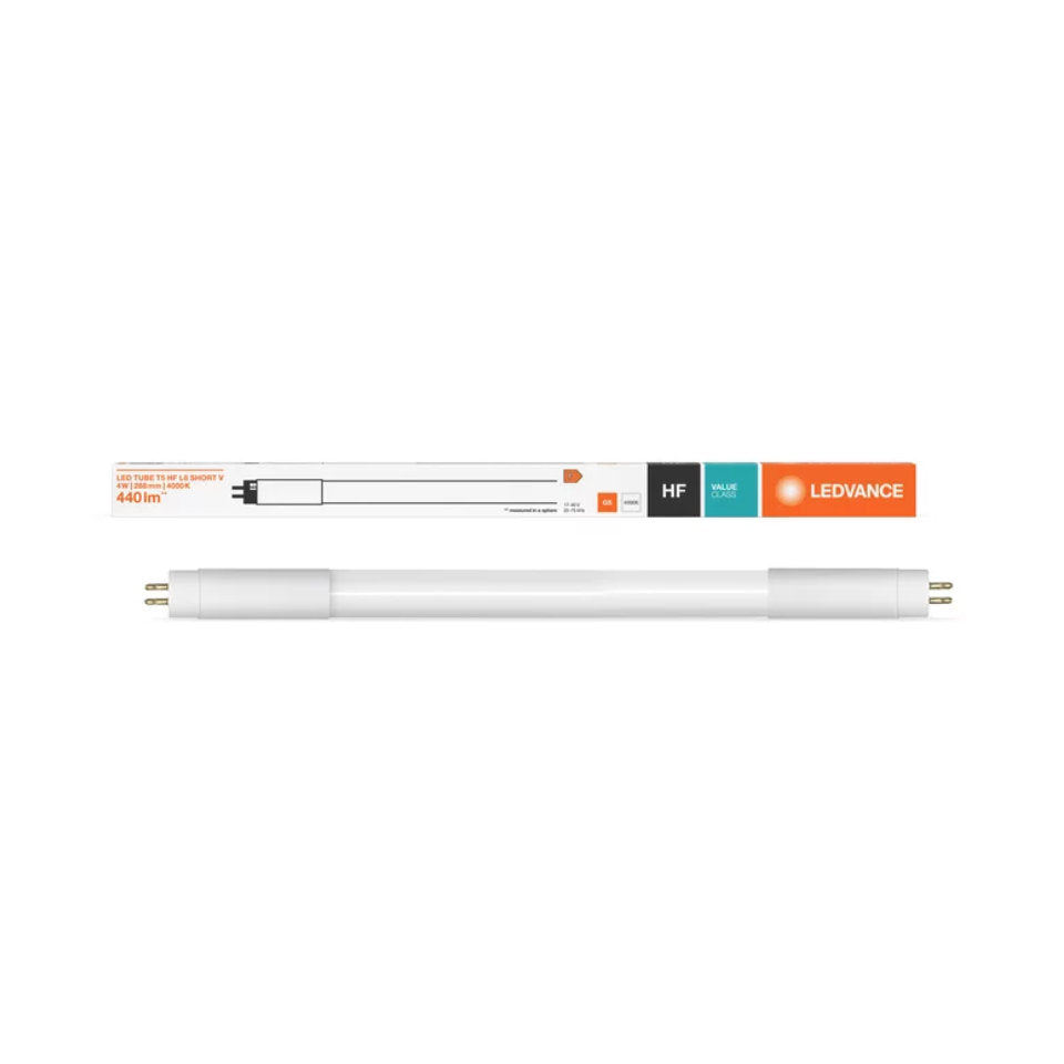 Ledvance LED Lysstofrør T5 4W(8W) 840 400lm 302mm HF G5