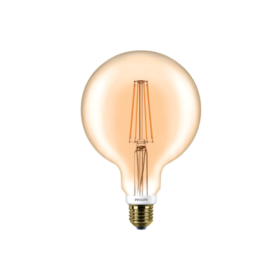 Philips LED Globepære 7W(50W) 820 630lm Dim Gold Ø120mm E27